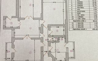 Ocazie APARTAMENT VILA BOEM 3 CAMERE 2 BAI CENTRALA PROPRIE CALEA CALARASI TRAIA - Poză 17