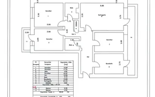 Apartament cu 4 camere, SC -133 mp, etaj 3, VASLUI - zona TRAIAN - ITM; - Poză 15