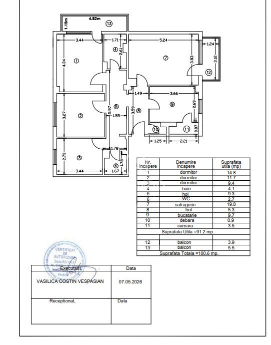 Apartament 4 camere | Etaj 1 | Bulevard principal | Alexandria - Poză 29