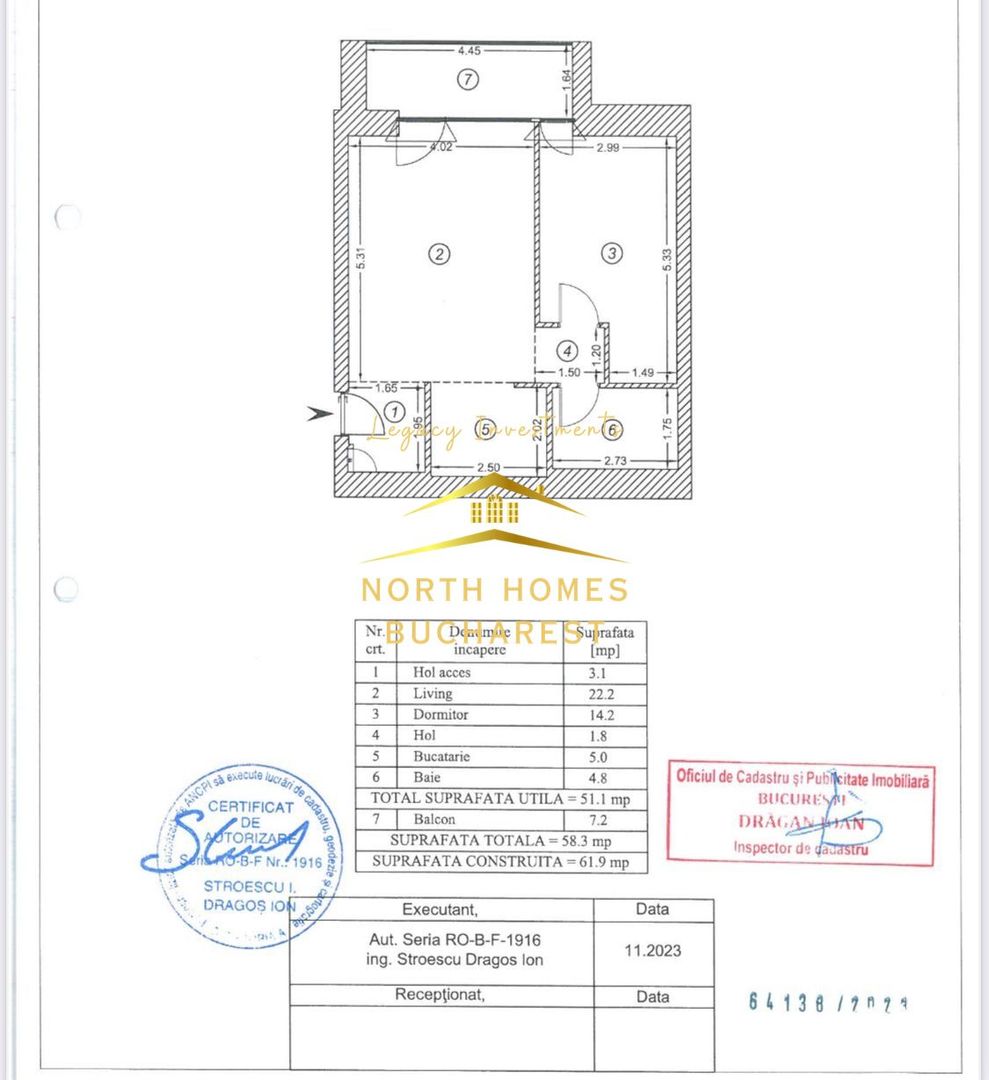 Apartament de vanzare -2 camere One Cotroceni Park-COMISION 0 - Poză 16