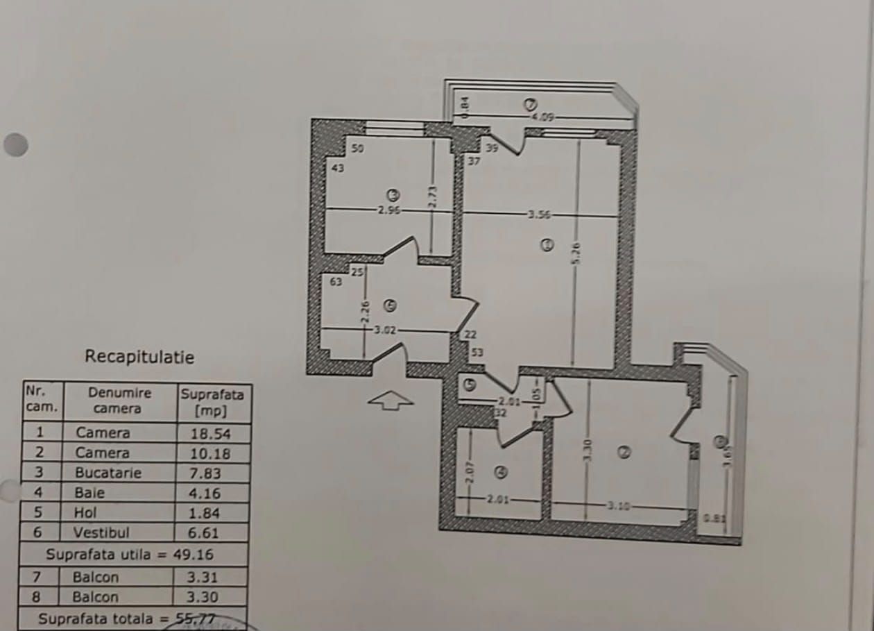 Apartament mobilat-utilat complet // metrou Obor // doua balcoane - Poză 4