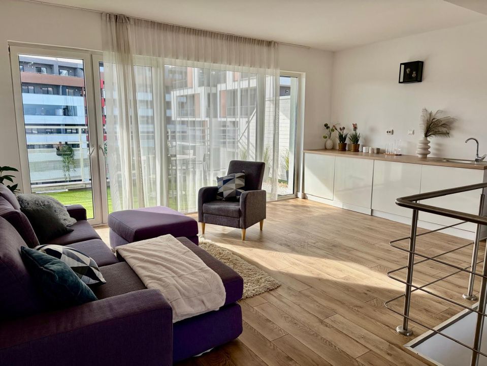 Penthouse pe 2 niveluri l 160 mp utili l terase 75 mp l parcare l B. Z - Poză 13