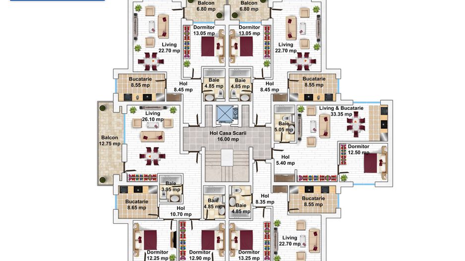 DRUMUL TABEREI, 2 CAMERE, pozitionat pe SUD, ETAJ 3/6, LIFT, FINISAT LA CHEIE, - Poză 12