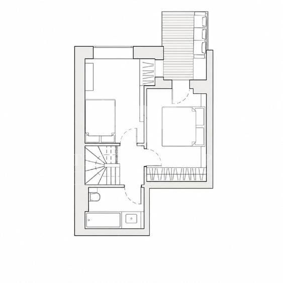 Duplex 4 camere Domenii | Loc de parcare - Schiță 16