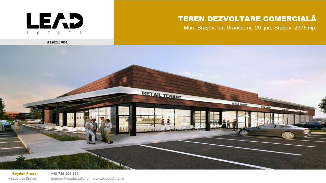 OPORTUNITATE INVESTIȚIE TEREN DEZVOLTARE COMERCIALĂ/RETAIL PARK - Poză 2