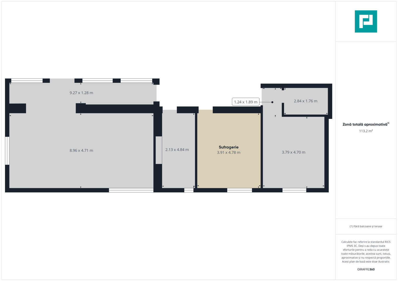 Casă cu 3 camere în Galșa, Arad, teren 1197 mp - Poză 17