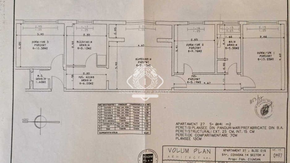 Apartament 4 camere, decomandat, modern, 80 mp, Berceni - Schiță 14