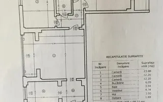 Apartament 3 Camere de Vânzare - Șoseaua Iancului, București - Schiță 15