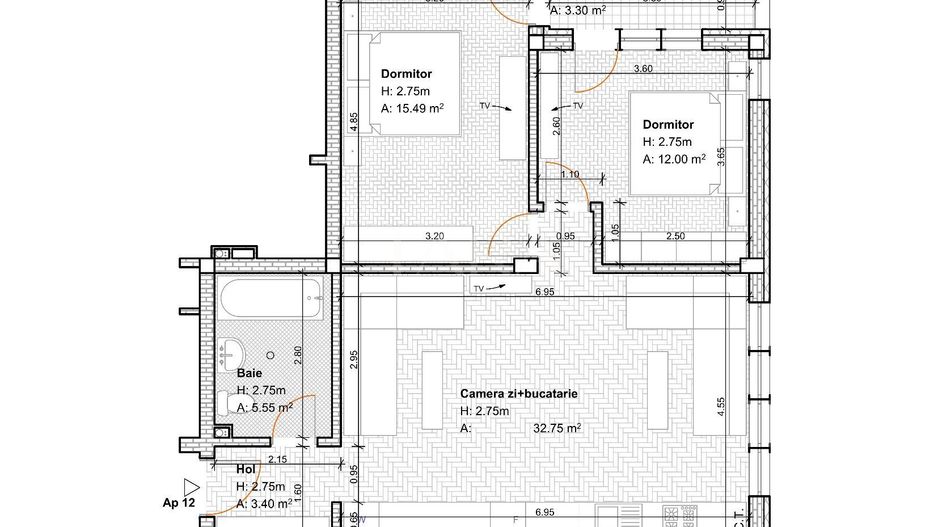 Apartament cu 3 Camere Semidecomandat în Florești - Poză 6