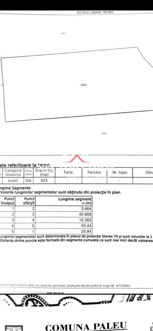 NECTORA IMOB - Loturi teren cu PUZ, utilitati si acces asfaltat, Paleu - Poză 7