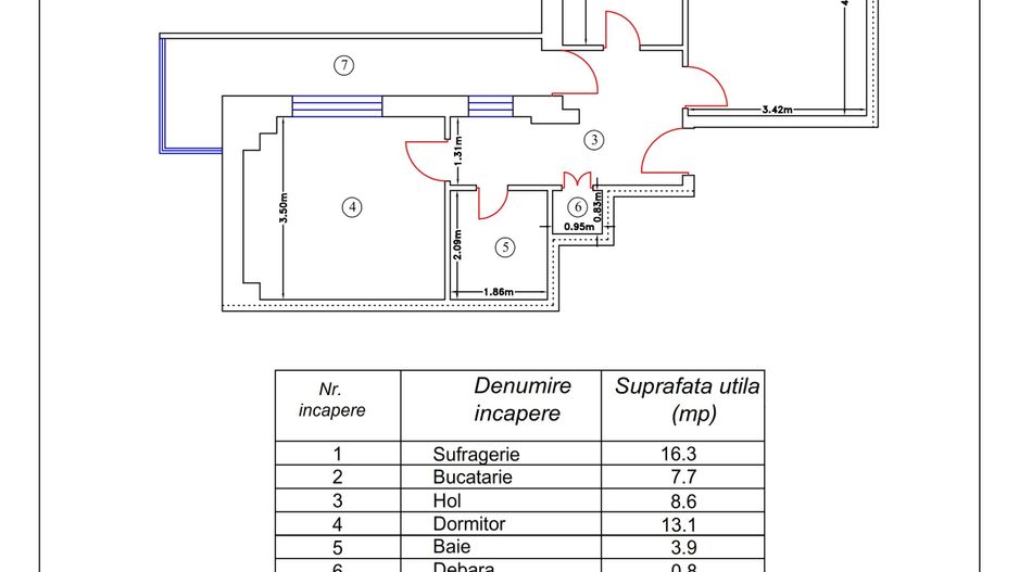 Apartament cu 2 camere, renovat, mobilat și utilat, VASLUI - zona AUROCOR-GARA; - Poză 18