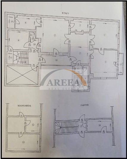 Proprietate in vila, etaj, partial renovat - Pasajul Unirii - 154 mp - Poză 31