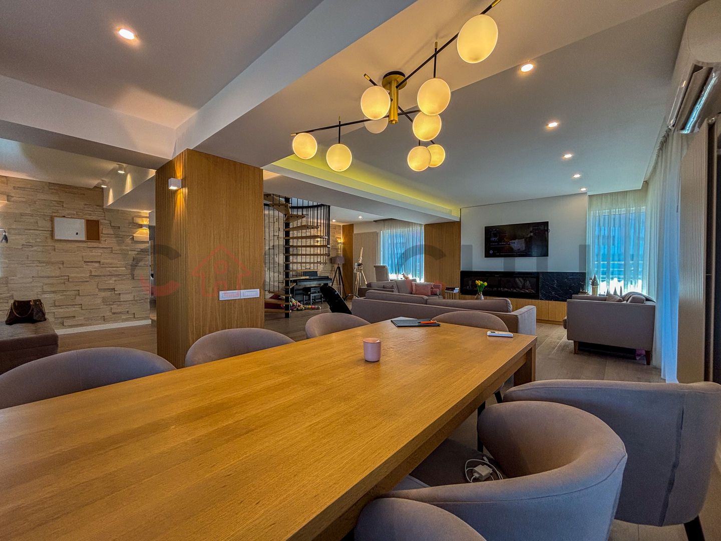 🏙️ PENTHOUSE | PRIVELIȘTE DE EXCEPȚIE | TERASE 260MP | LUX PE DOUĂ NIVELE - Poză 11