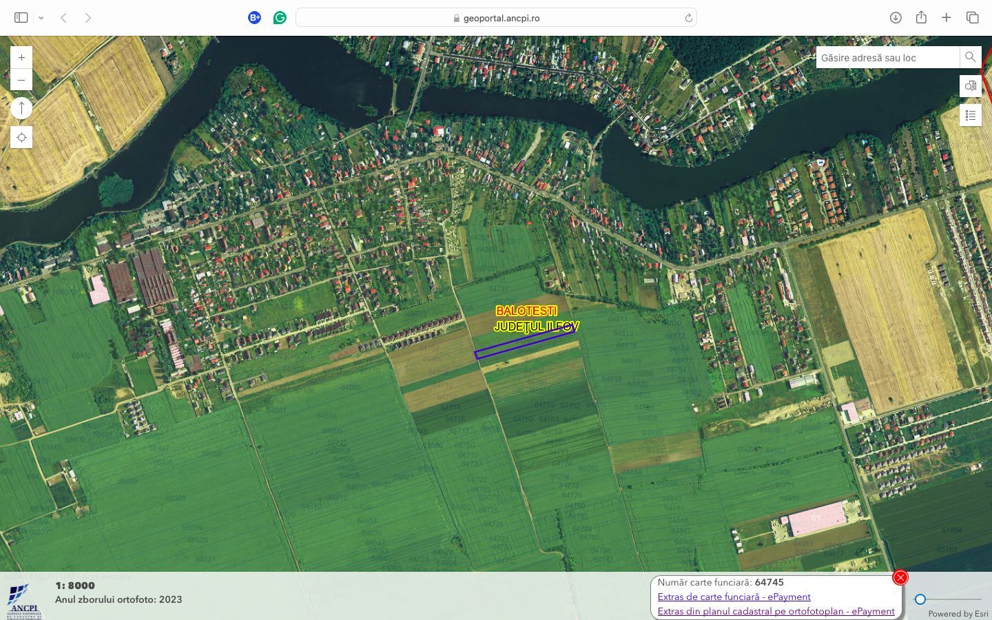 Teren intravilan cu destinatie rezidentiala 7.458 mp Balotesti - Poză 13