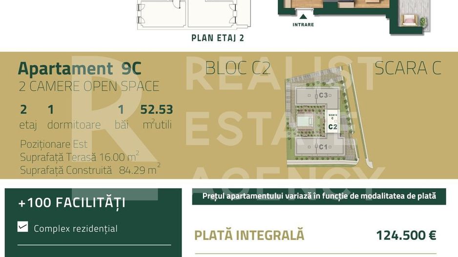 Vânzare, apartament, 2 camere, zona Torontalului, Timișoara - Schiță 8