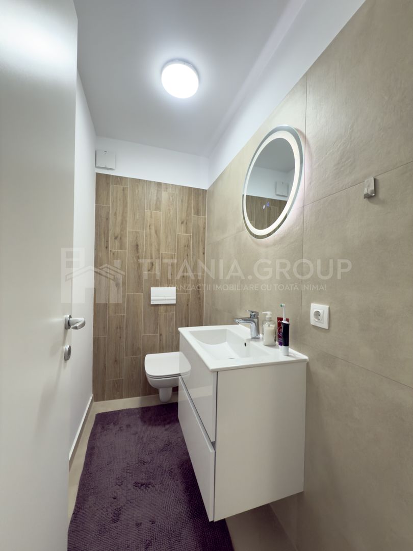 Apartament modern 3 camere, etaj intermediar + parcare - zona Coresi - Poză 10