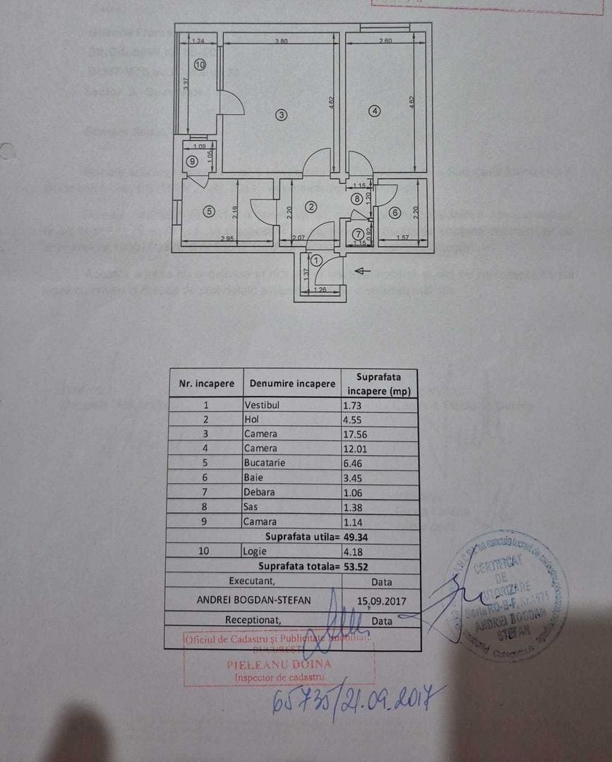 Apartament 2 camere zona Parc IOR  - str. Odobesti - Poză 8
