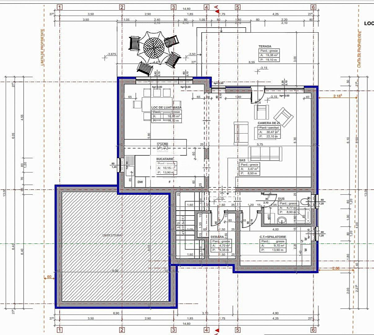 Casă modernă, parțial mobilată, cu garaj și teren de 815 mp, Șelimbăr - Schiță 11