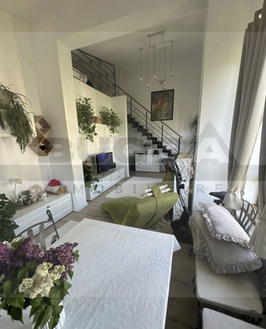 Penthouse de 170mp, terasa de 26mp, mobilat modern, zona Nobori - Poză 1