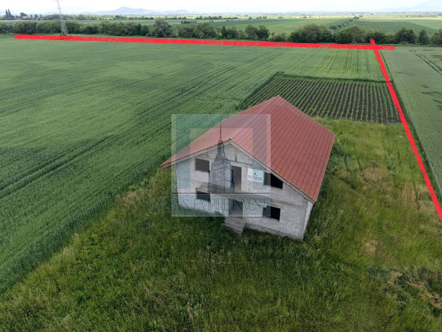 Teren intravilan 50000 mp, cu PUZ, Aprobat - zona Halchiu/Codlea - Poză 2