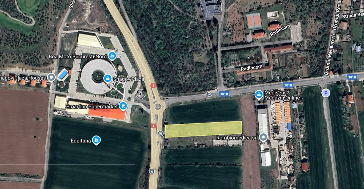 5000 mp!!! Intravilan Snagov Plaza,  28 ml - deschidere DN1 - Poză 2