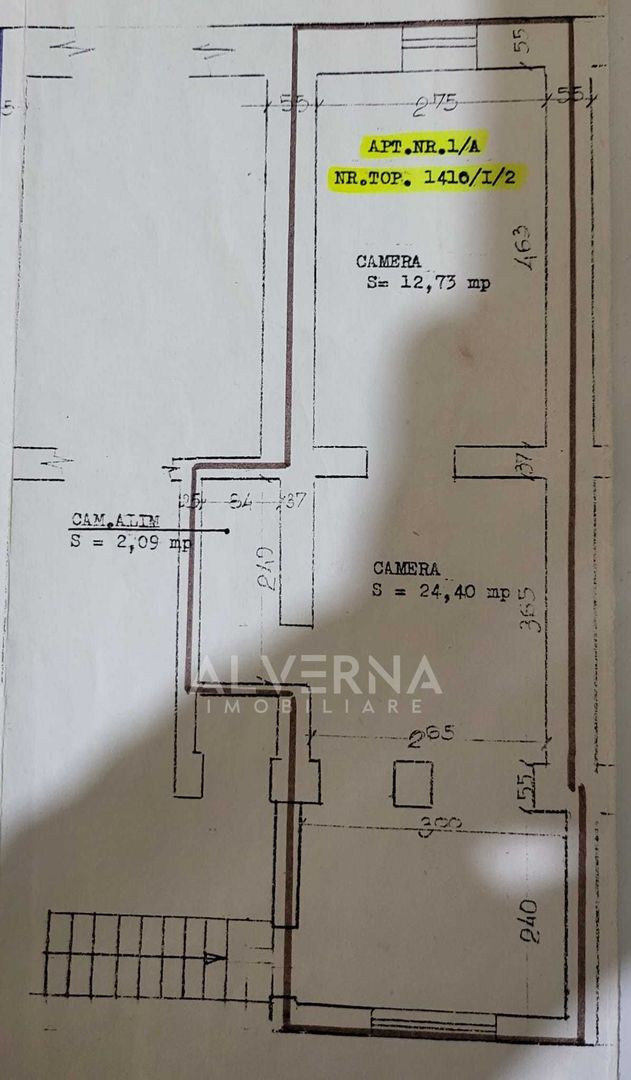 Apartament 2 camere | curte I Calea Turzii I OPORTUNITATE INVESTITIE - Schiță 5