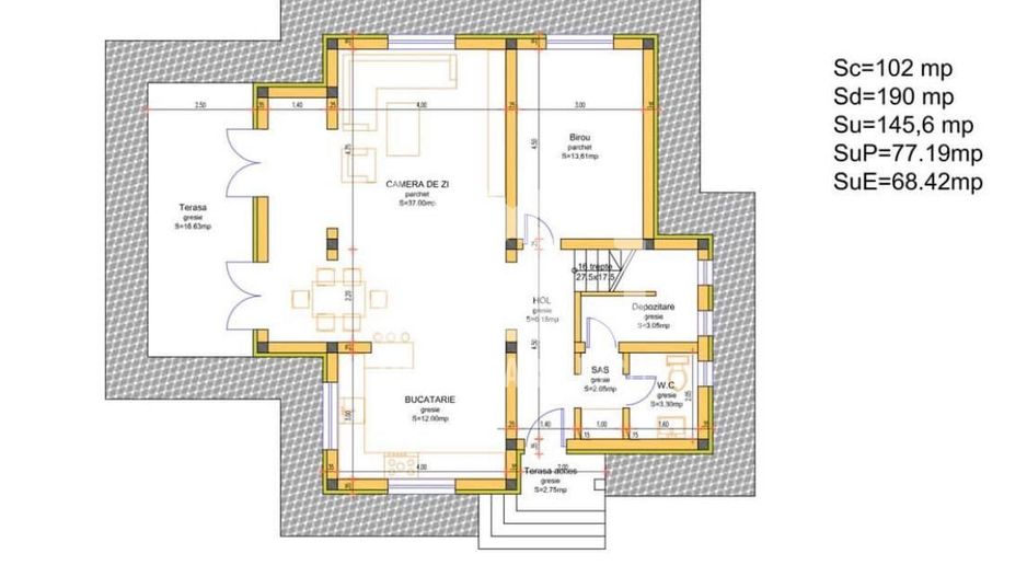 Casa individuala, 5 camere,119mp, Teren 500mp, Jucu de Mijloc, Panemar - Poză 2