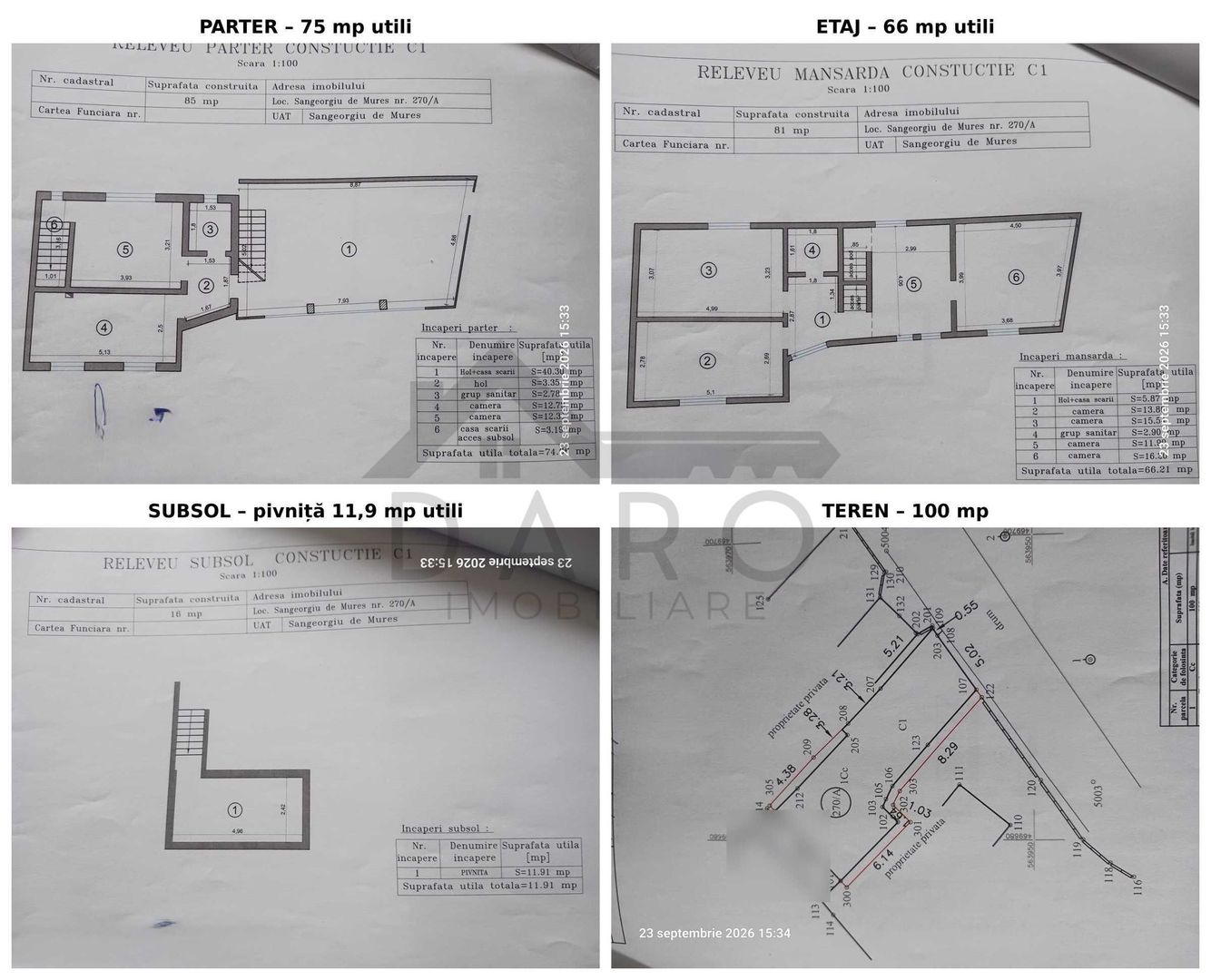 Casă cu etaj, 141 mp utili, curent trifazic, Sângeorgiu de Mureș - Poză 8