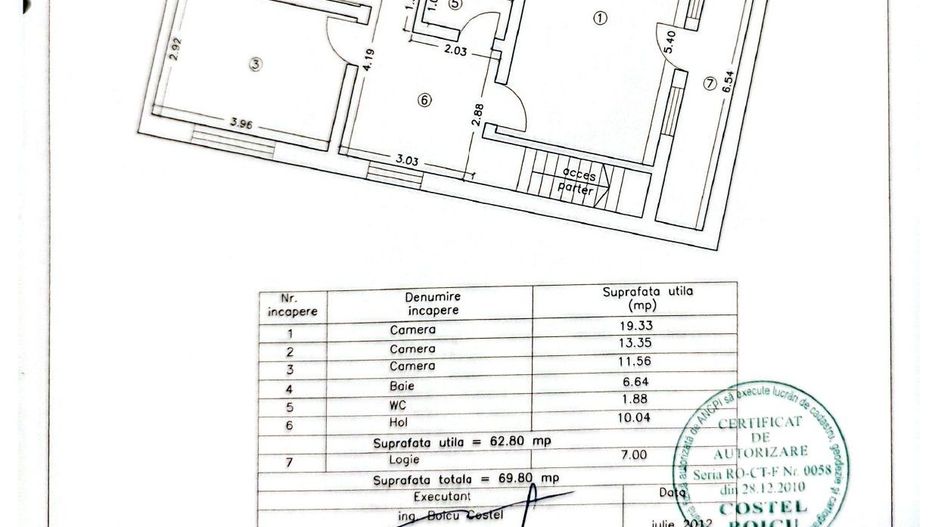 Casa P+1 ideala pentru 2 familii sau pentru inchiriere – zona centrala - Schiță 28