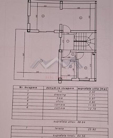 Casă individuală P+1+M cu garaj și terase spațioase – Otopeni Central - Schiță 14