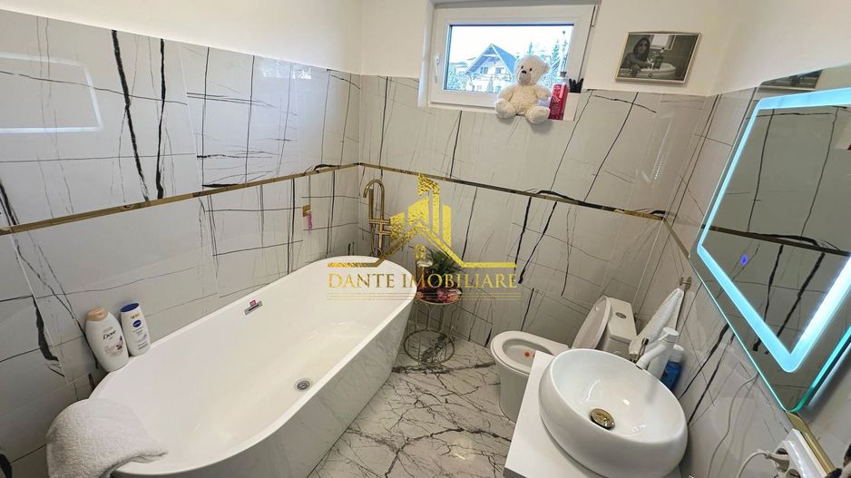Casa individuala, 5 camere, mobilata lux, utrafinisata, Chinteni - Poză 20