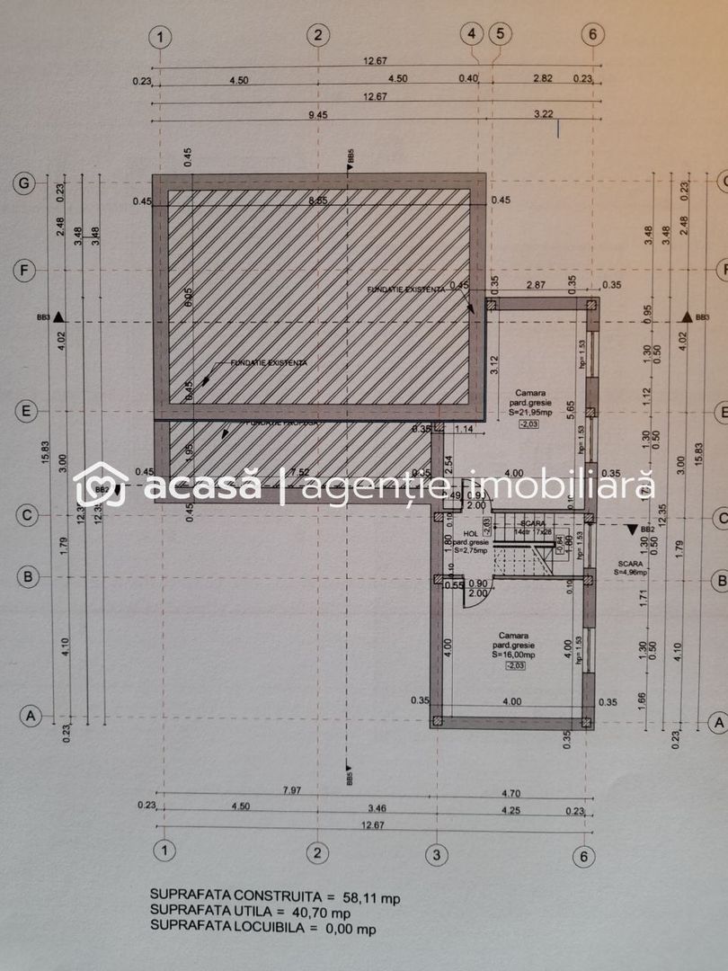 Proiect casă cu mansardă în construcție Micălaca - Poză 6