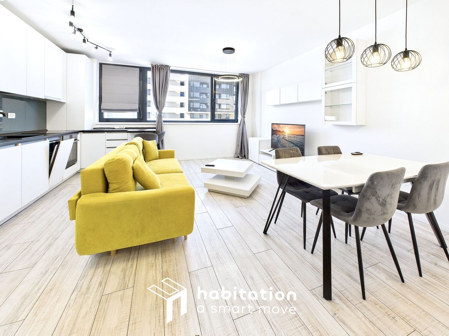 Tur Virtual – 3 camere, spațios și luminos, la 7 min de Iulius- XCITY - Poză 1