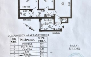 Apartament cu 3 camere 70,28 mp - piata Iancului - Poză 18