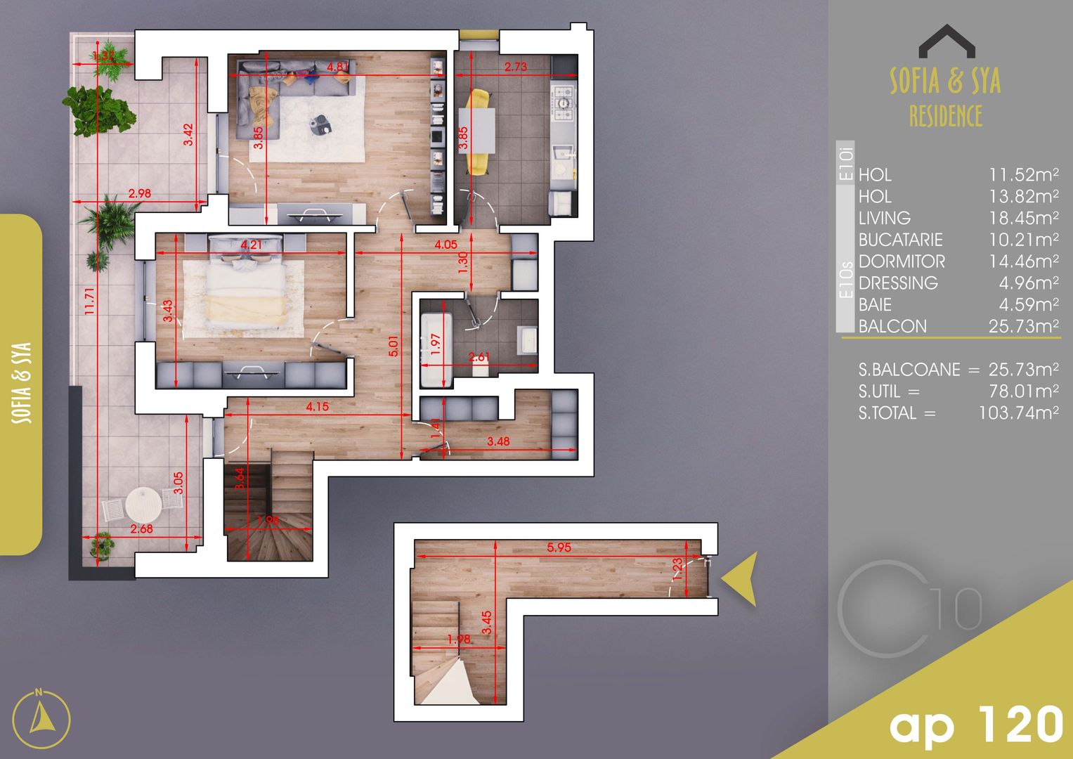 Apartament 2 camere decomandat,Dressing,Debara,Vedere SUPERBA,PARCARE - Poză 6