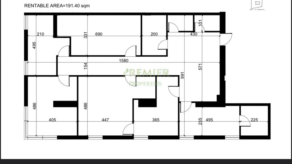 Spatiu de birouri 191 mp Aviatiei/ Nicolae Caramfil - Poză 1
