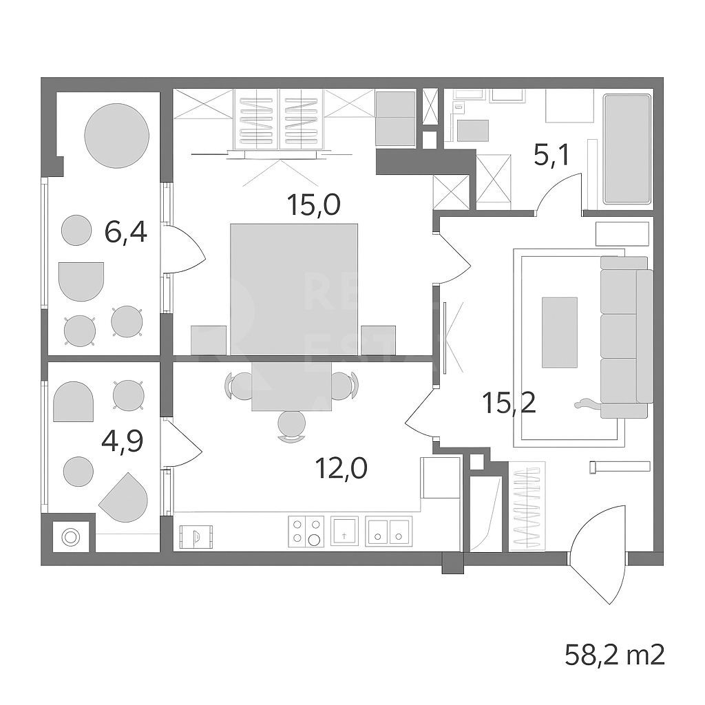 Vânzare, apartament, 1 cameră, șos. Hâncești, Telecentru - Poză 4