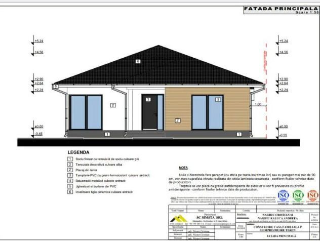 Teren 980 mp cu proiect de casă început–Chișirid, la 15 min de Oradea - Poză 2