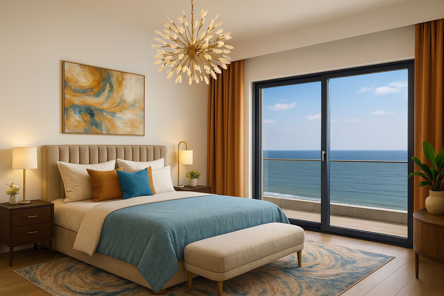 Vedere directa la Mare, Prima linie, Penthouse tip Duplex, bloc Boutique - Poză 15