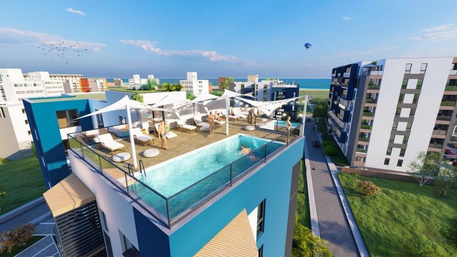 Apartament 2 camere-piscina cu pool bar Mamaia Nord - Poză 8
