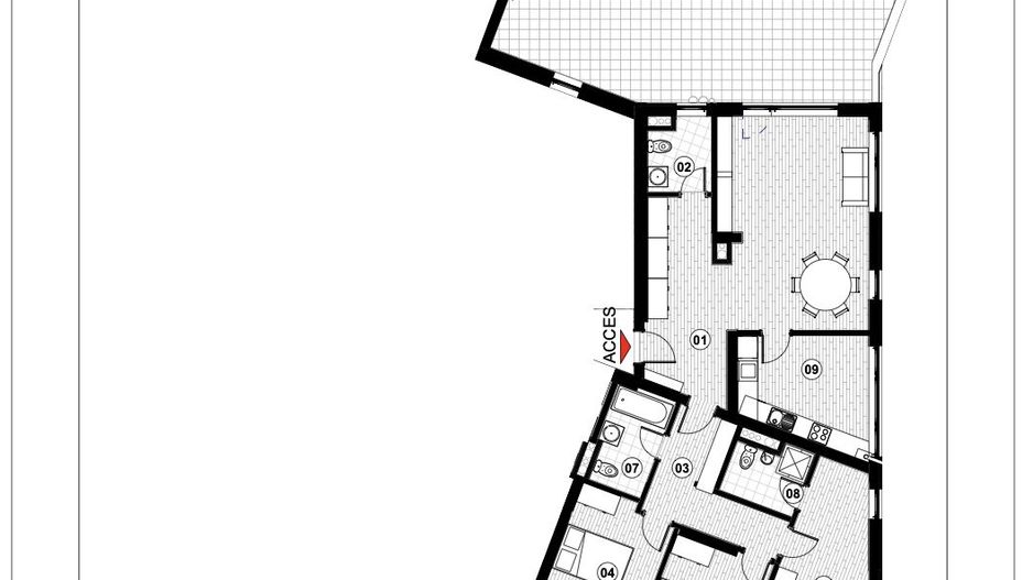 Tomis Plus - Celine Elegance - Vânzare apartament cu 4 camere, etaj 6. - Poză 24