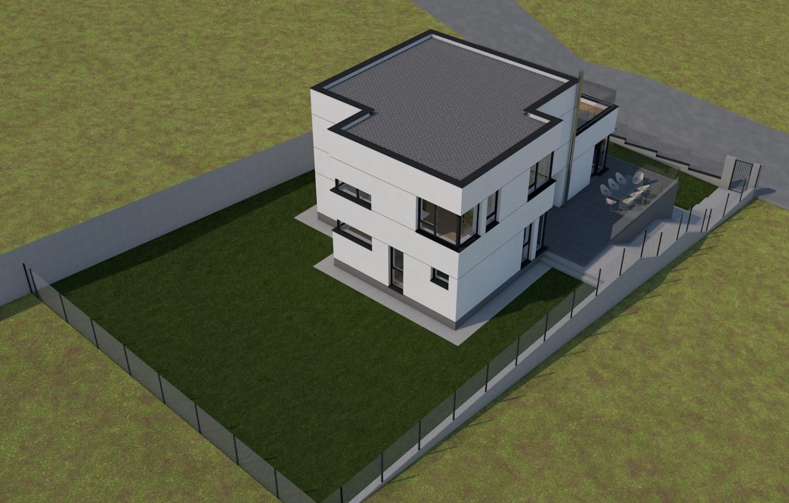 Teren intravilan cu panorama si proiect - Poză 1