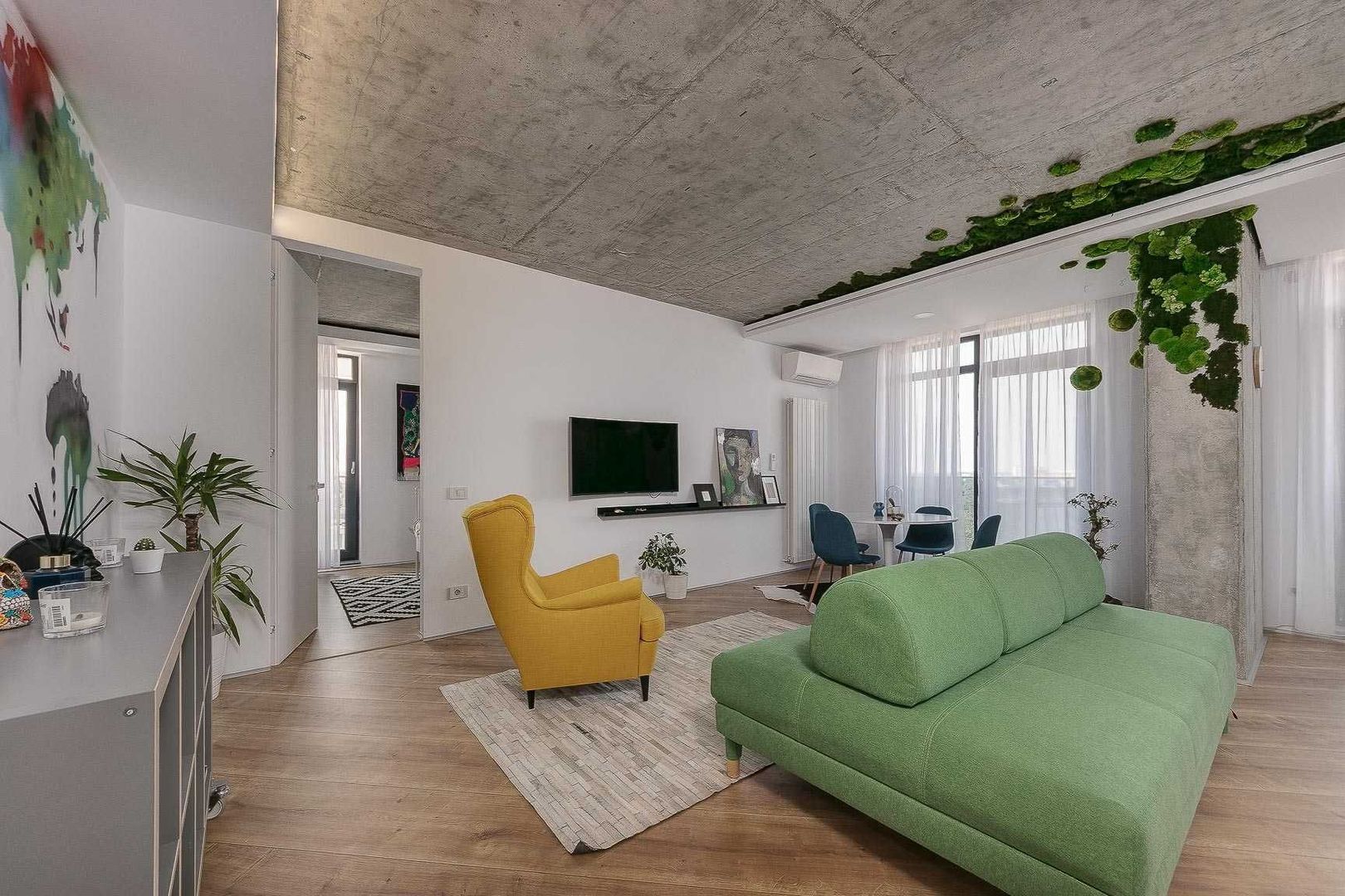 Ap 2 Cam de inchiriat/ Dinamic City/ Et 9 Vedere Deschisa - Poză 1