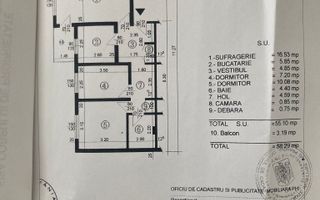 Apartament 3 camere 60 mp bloc 1980 central Filipesti de Padure! - Poză 25