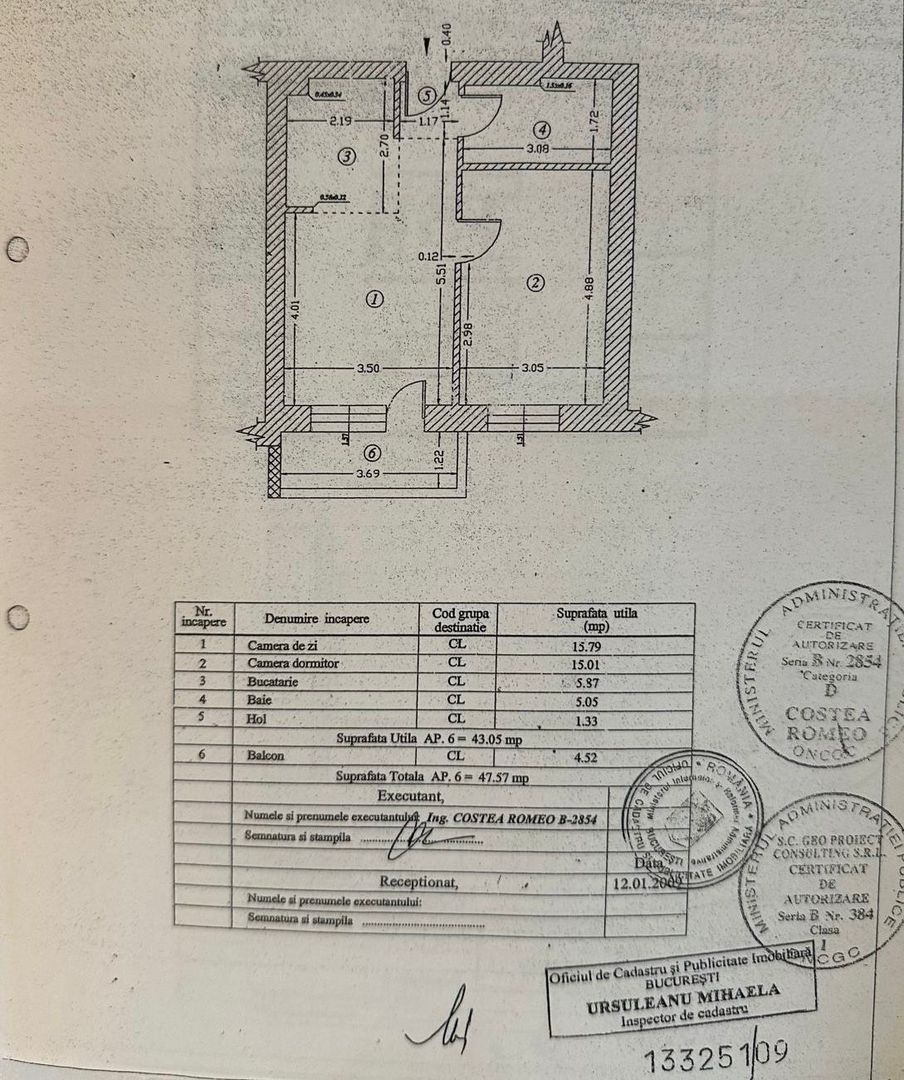 Apartament 2 camere Decebal Matei Basarab 1/6 - Poză 12