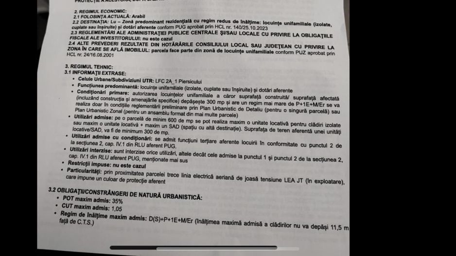 Teren 920 mp cu 2 fronturi - Poză 4