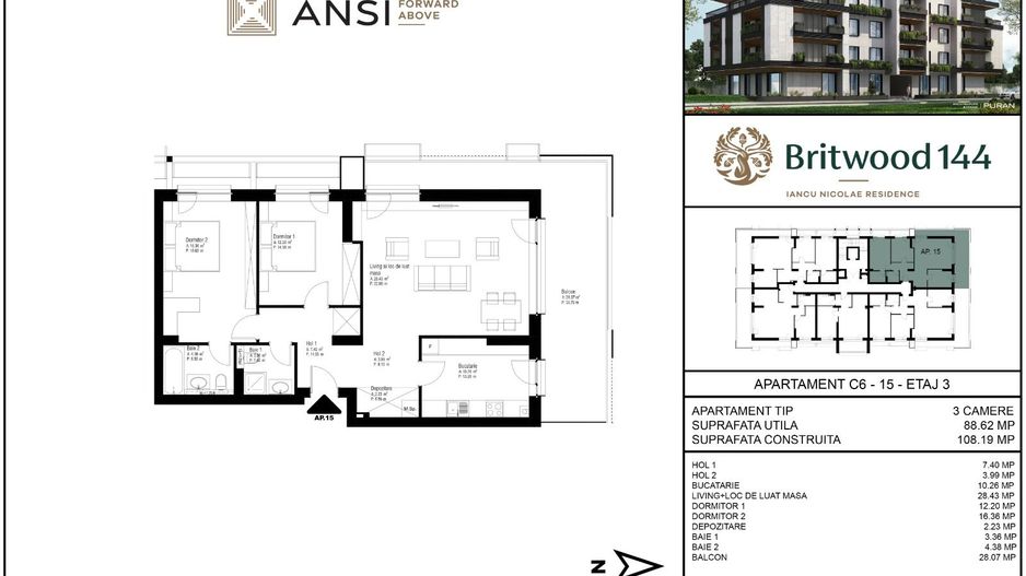 Blocul 6 din ansamblul rezidențial Britwood 144 – Erou Iancu Nicolae - Poză 16