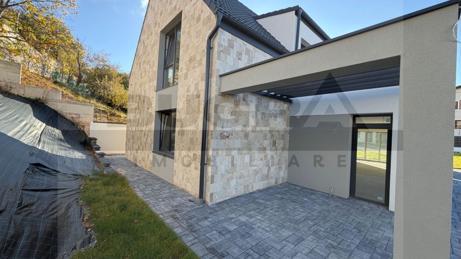 Casa cu arhitectura moderna 200mp, teren 800mp, Rooftop, zona Feleacu - Poză 5