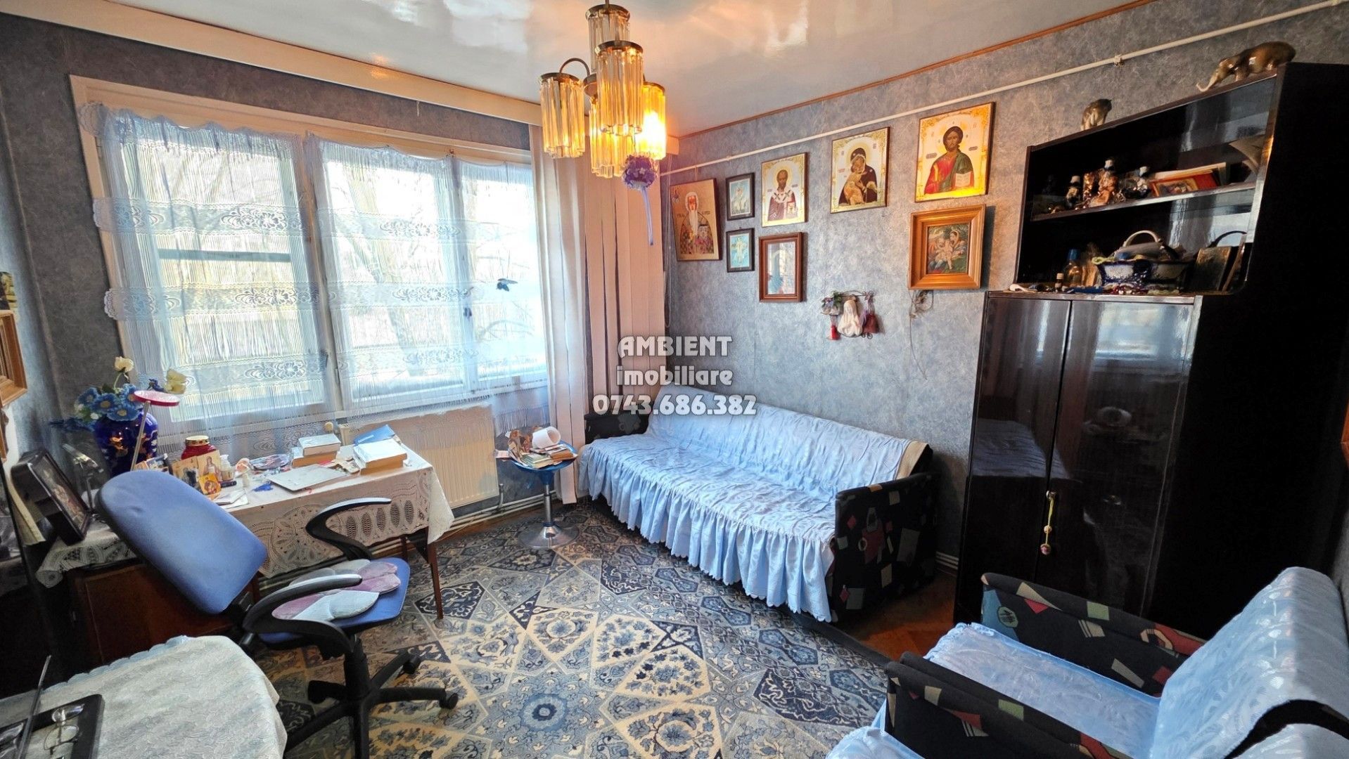 Apartament cu 3 camere, etaj 3, zona CENTRU - DONICI; - Poză 3