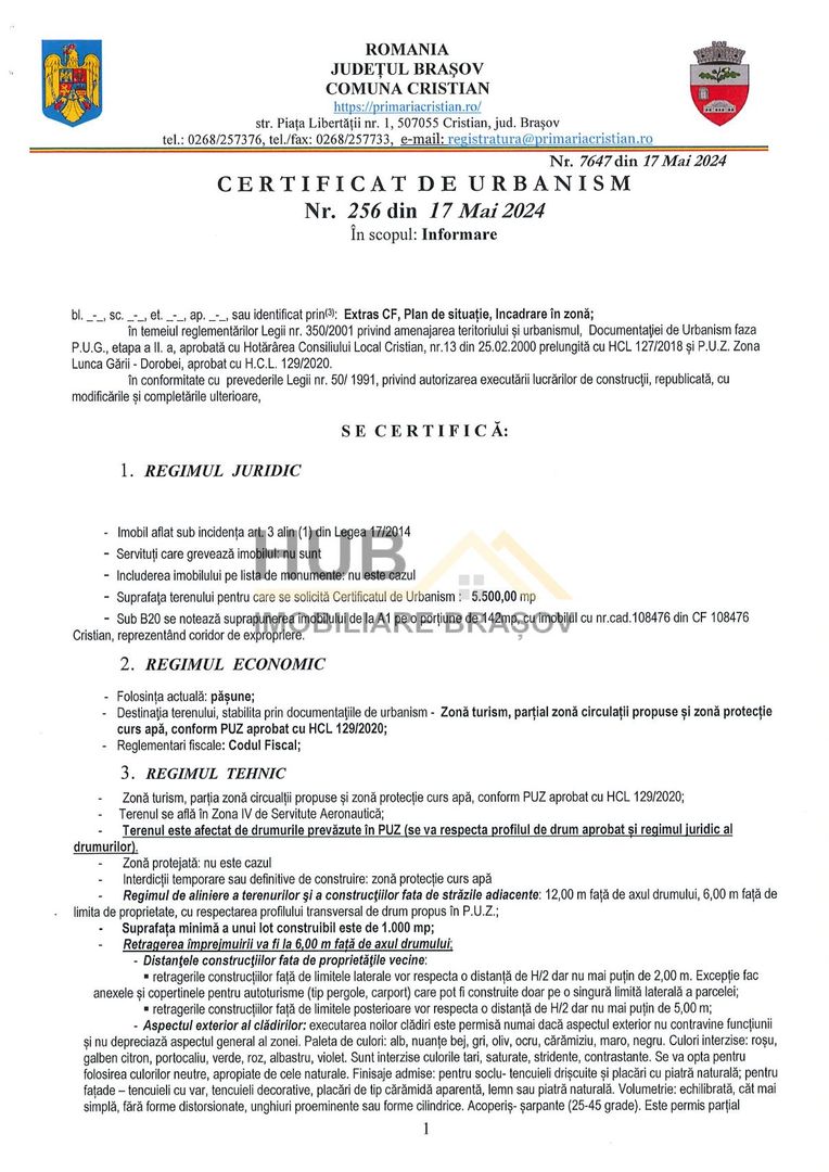 Teren deosebit pentru constructii case | PUZ si Utilitati | 5.358mp - Poză 9